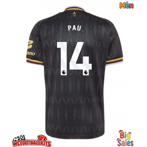 Aston Villa Pau Torres #14 Replica Away Stadium Shirt 2026-27 Short Sleeve